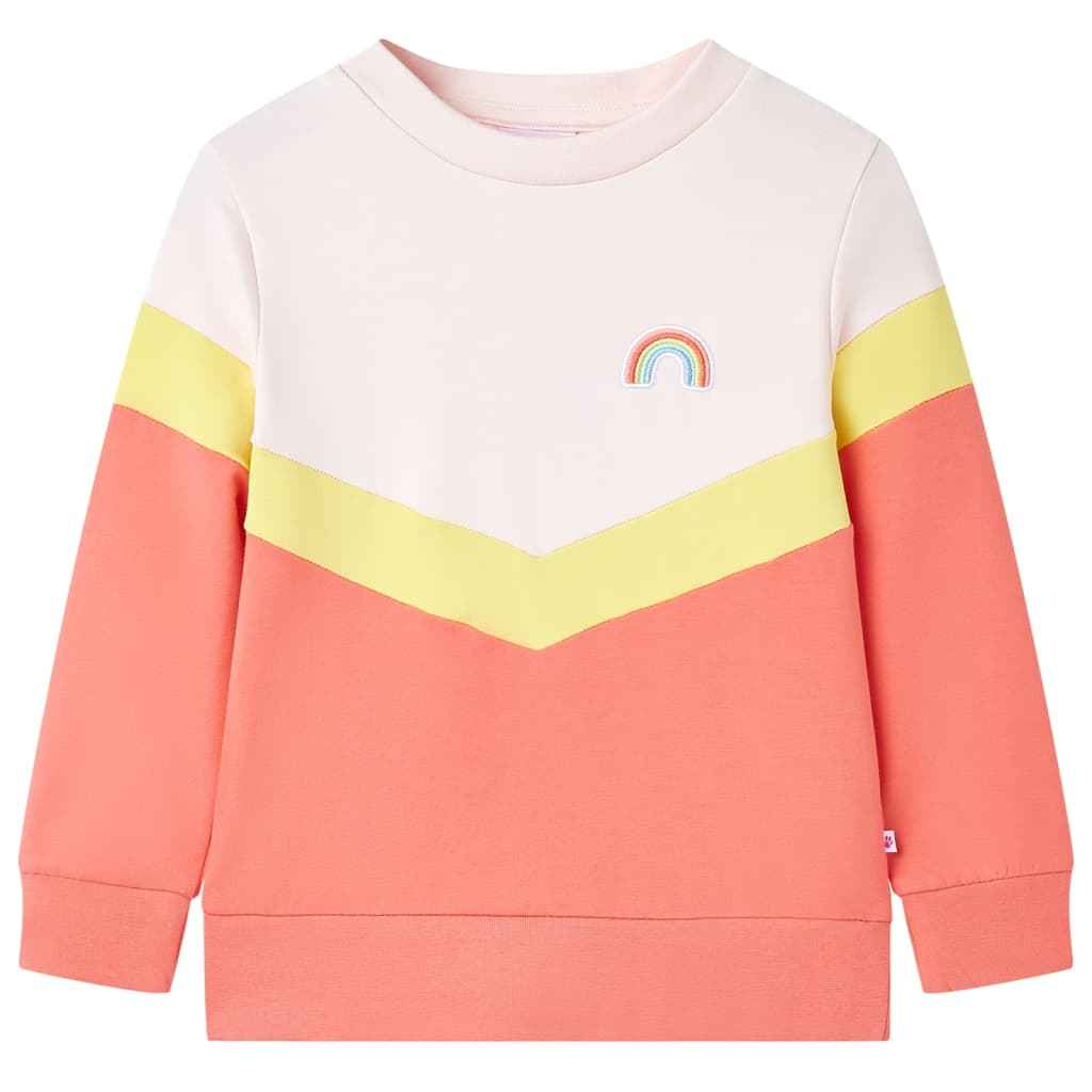 Sweatshirt para criança rosa suave 92